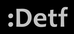 DETF wordmark